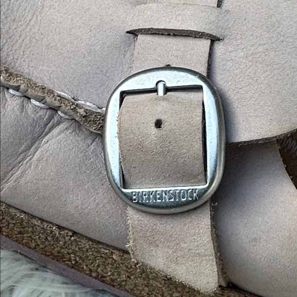 Birkenstock Buckley Blush Suede Clog Mules Buckle Women’s 39 - Picture 4 of 6